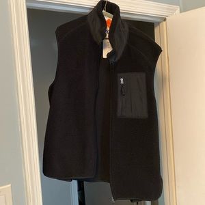 H&M Mens Black Thermolite Fleece Vest